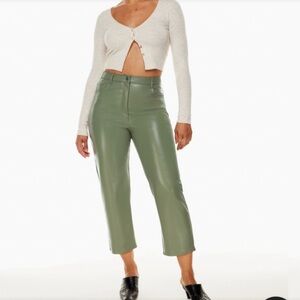 aritzia • wilfred melina vegan leather pants